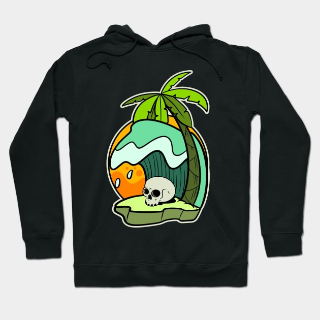 exile island Hoodie by Behold Design Supply